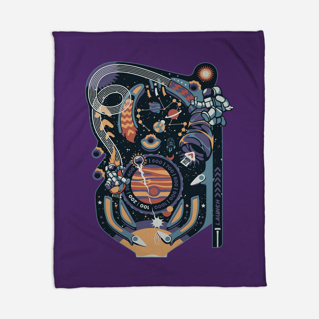 Pinball Space Machine-None-Fleece-Blanket-tobefonseca