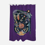 Pinball Space Machine-None-Polyester-Shower Curtain-tobefonseca