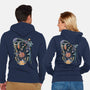 Pinball Space Machine-Unisex-Zip-Up-Sweatshirt-tobefonseca