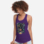 Pinball Space Machine-Womens-Racerback-Tank-tobefonseca