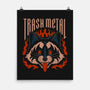 Trash Metal Raccoon-None-Matte-Poster-Thiago Correa