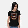 Trash Metal Raccoon-Womens-Basic-Tee-Thiago Correa