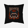 Trash Metal Raccoon-None-Removable Cover-Throw Pillow-Thiago Correa