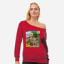 Where’s Arthur?-Womens-Off Shoulder-Sweatshirt-drbutler