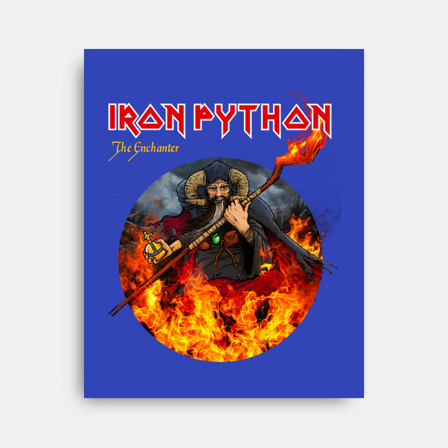 Iron Python-None-Stretched-Canvas-drbutler