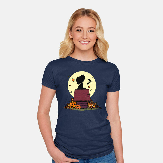 Halloween Vibes-Womens-Fitted-Tee-drbutler