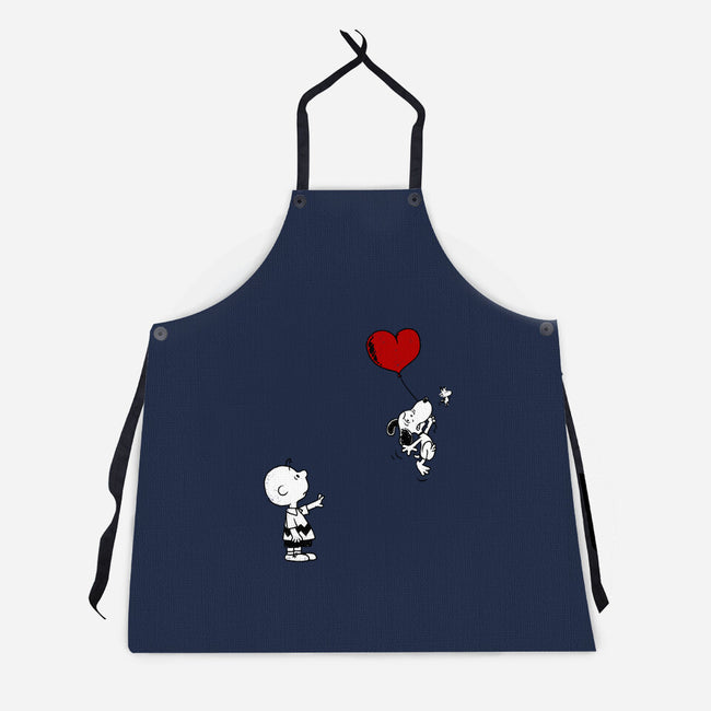 Balloon Beagle-Unisex-Kitchen-Apron-drbutler