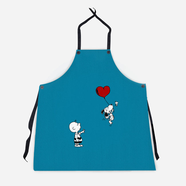 Balloon Beagle-Unisex-Kitchen-Apron-drbutler