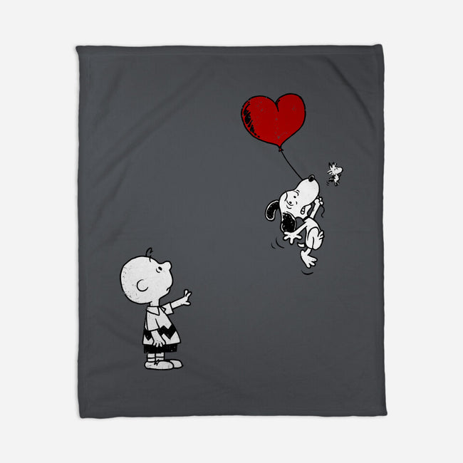 Balloon Beagle-None-Fleece-Blanket-drbutler