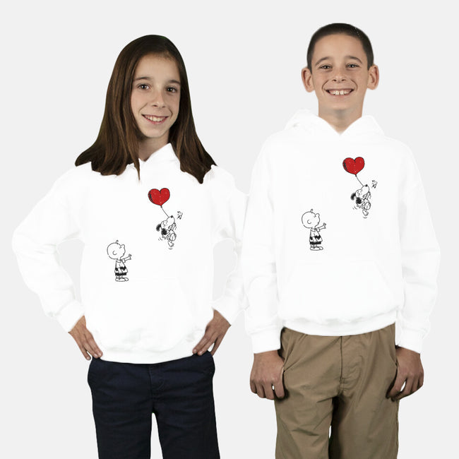 Balloon Beagle-Youth-Pullover-Sweatshirt-drbutler