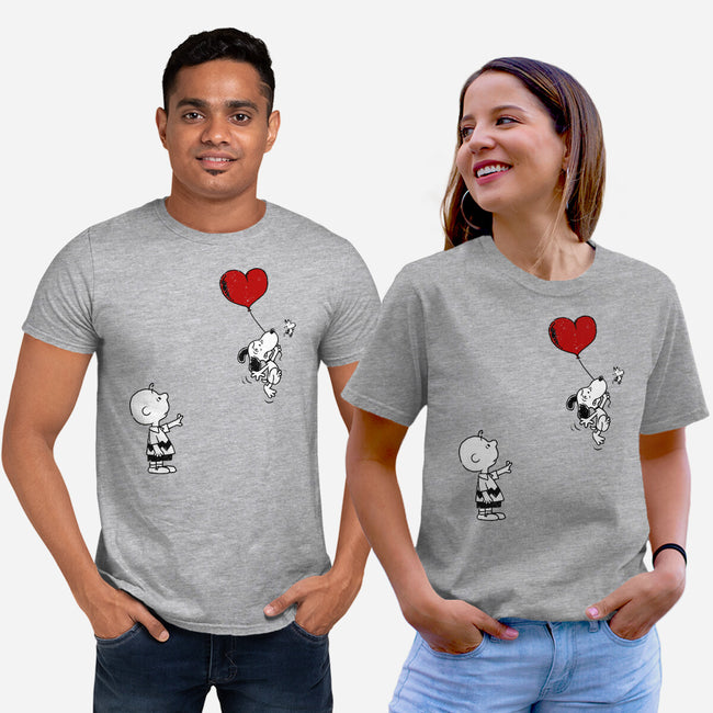 Balloon Beagle-Unisex-Basic-Tee-drbutler