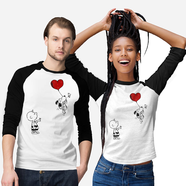 Balloon Beagle-Unisex-Baseball-Tee-drbutler