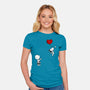 Balloon Beagle-Womens-Fitted-Tee-drbutler