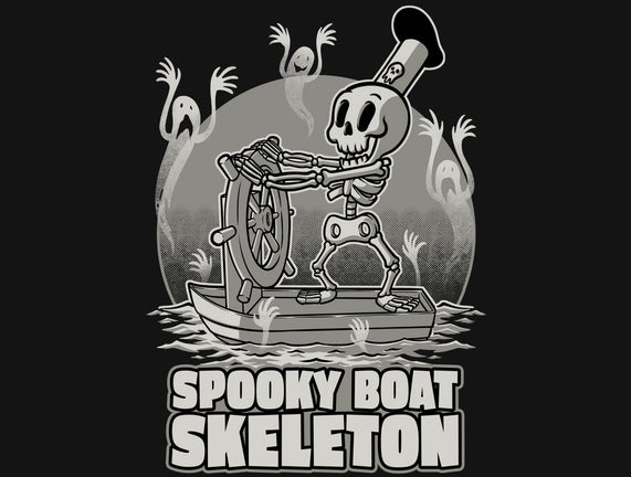 Spooky Boat Skeleton