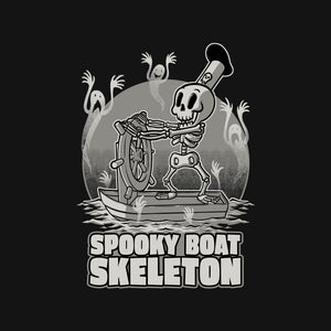 Spooky Boat Skeleton