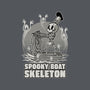 Spooky Boat Skeleton-Womens-Fitted-Tee-Studio Mootant