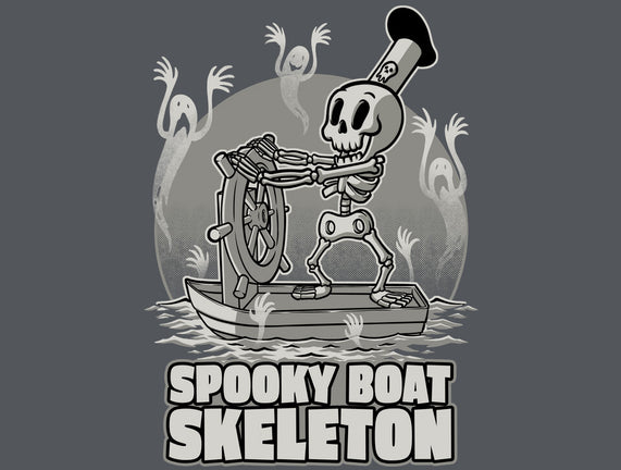 Spooky Boat Skeleton