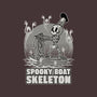 Spooky Boat Skeleton-None-Polyester-Shower Curtain-Studio Mootant