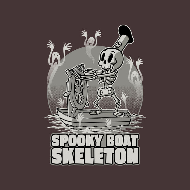 Spooky Boat Skeleton-None-Beach-Towel-Studio Mootant