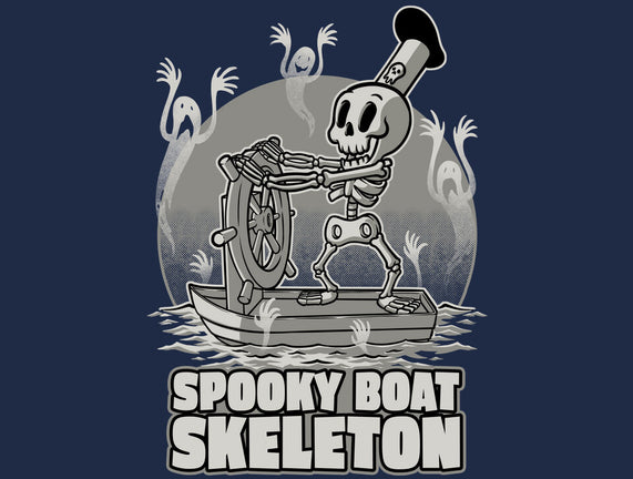 Spooky Boat Skeleton