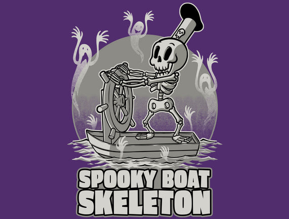 Spooky Boat Skeleton