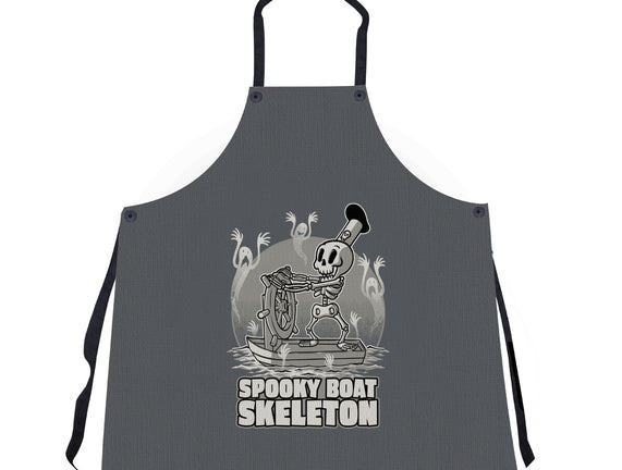 Spooky Boat Skeleton