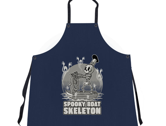 Spooky Boat Skeleton