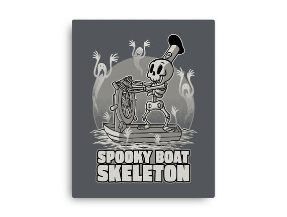 Spooky Boat Skeleton