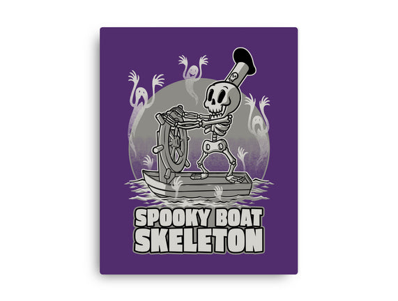 Spooky Boat Skeleton