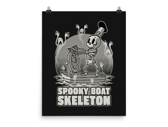 Spooky Boat Skeleton