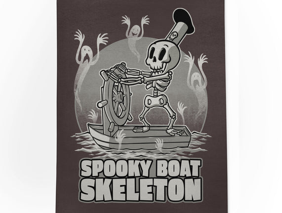 Spooky Boat Skeleton