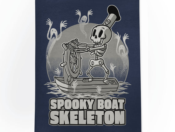 Spooky Boat Skeleton