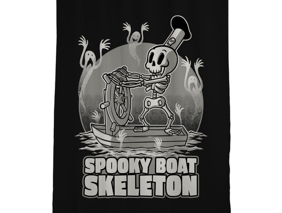 Spooky Boat Skeleton