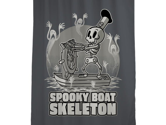 Spooky Boat Skeleton