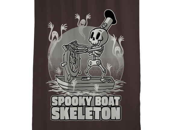 Spooky Boat Skeleton