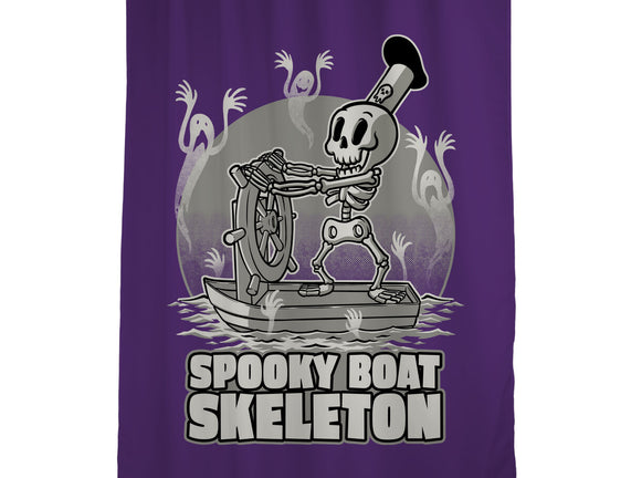 Spooky Boat Skeleton