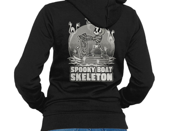 Spooky Boat Skeleton