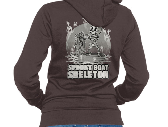 Spooky Boat Skeleton