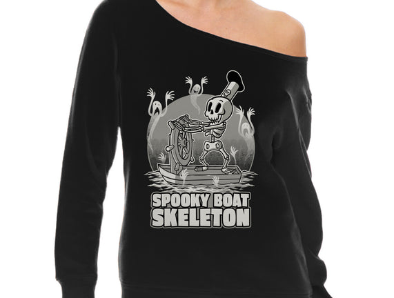 Spooky Boat Skeleton