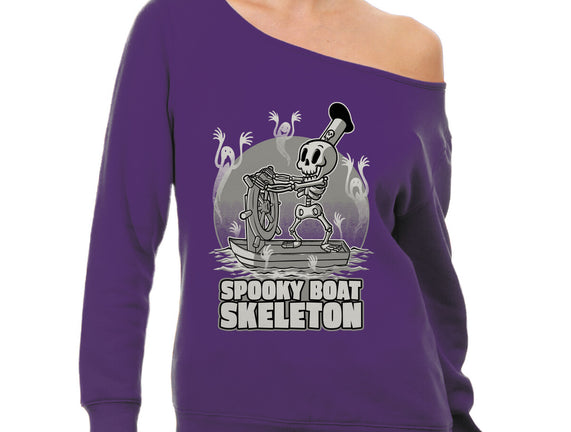 Spooky Boat Skeleton