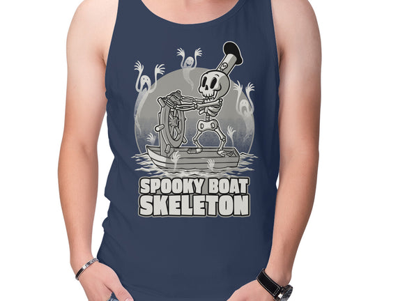 Spooky Boat Skeleton