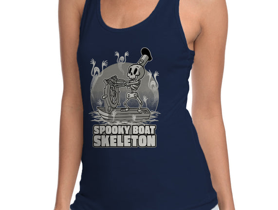 Spooky Boat Skeleton