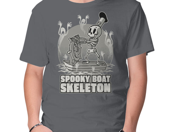 Spooky Boat Skeleton