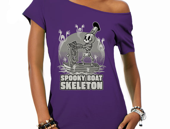 Spooky Boat Skeleton