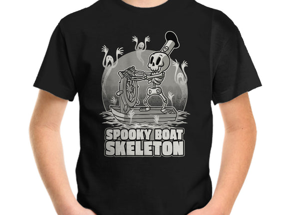 Spooky Boat Skeleton