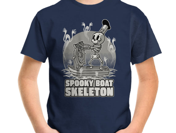 Spooky Boat Skeleton