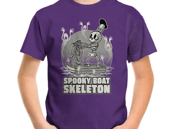 Spooky Boat Skeleton