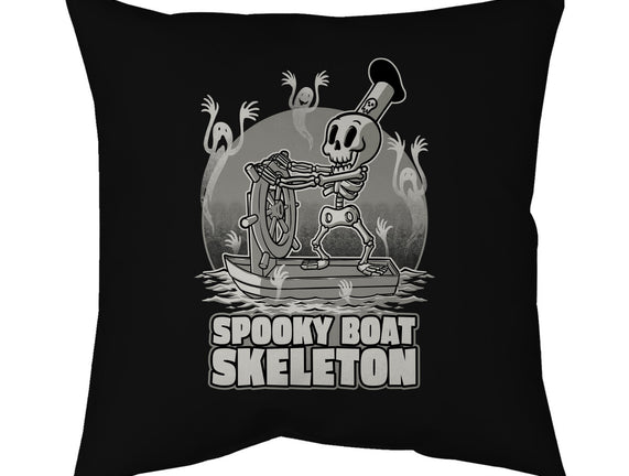 Spooky Boat Skeleton