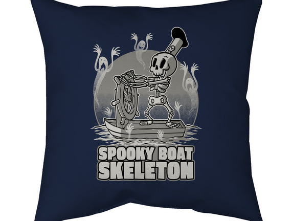 Spooky Boat Skeleton