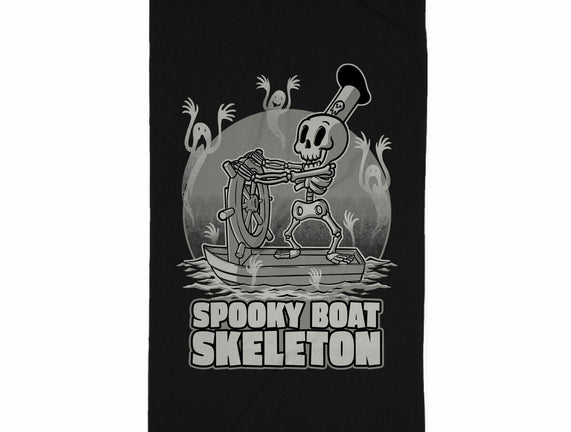 Spooky Boat Skeleton